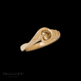 Argyle Champagne Shell Engagement Ring