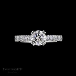 Round Brilliant Cut Diamond Engagement Ring