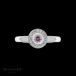 Pink Diamond Engagement Ring