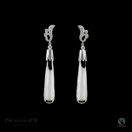 Elongated Bridal Earrings