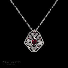 Ruby and Diamond Pendant