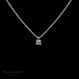 Asscher Diamond Pendant
