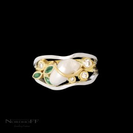 Organic Style Pearl Dress Ring
