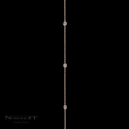 Oval Detail Diamond Bracelet
