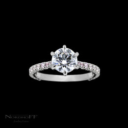 Classic Solitaire with Argyle Pink Diamonds