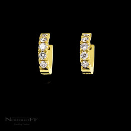 Small Diamond Huggie earrings