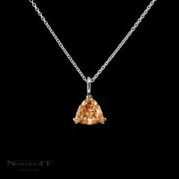 Sunstone Trillion Pendant