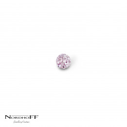 0.16ct Round Brilliant Cut 6PP P1 Argyle Pink Diamond